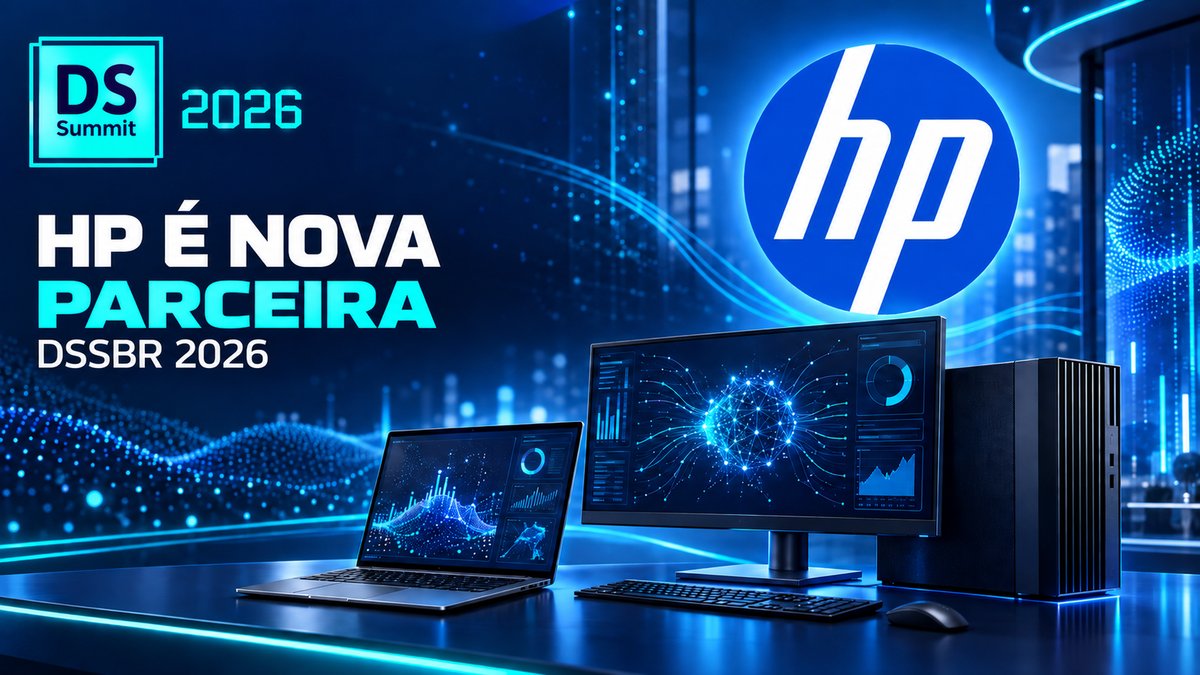 HP é nova parceira e expositora do DSSBR 2026 — 27, 28 e 29 de outubro, no IEP, em Curitiba