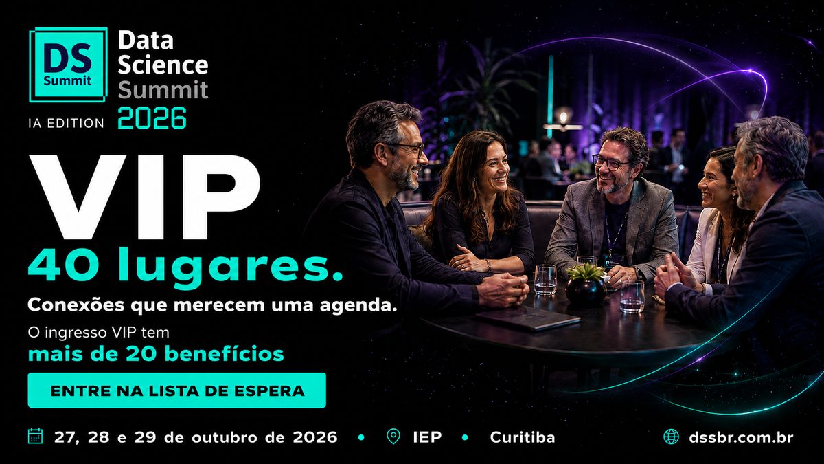 Ingresso VIP do DSSBR 2026 — lista de espera aberta. 40 lugares, mais de 20 benefícios.