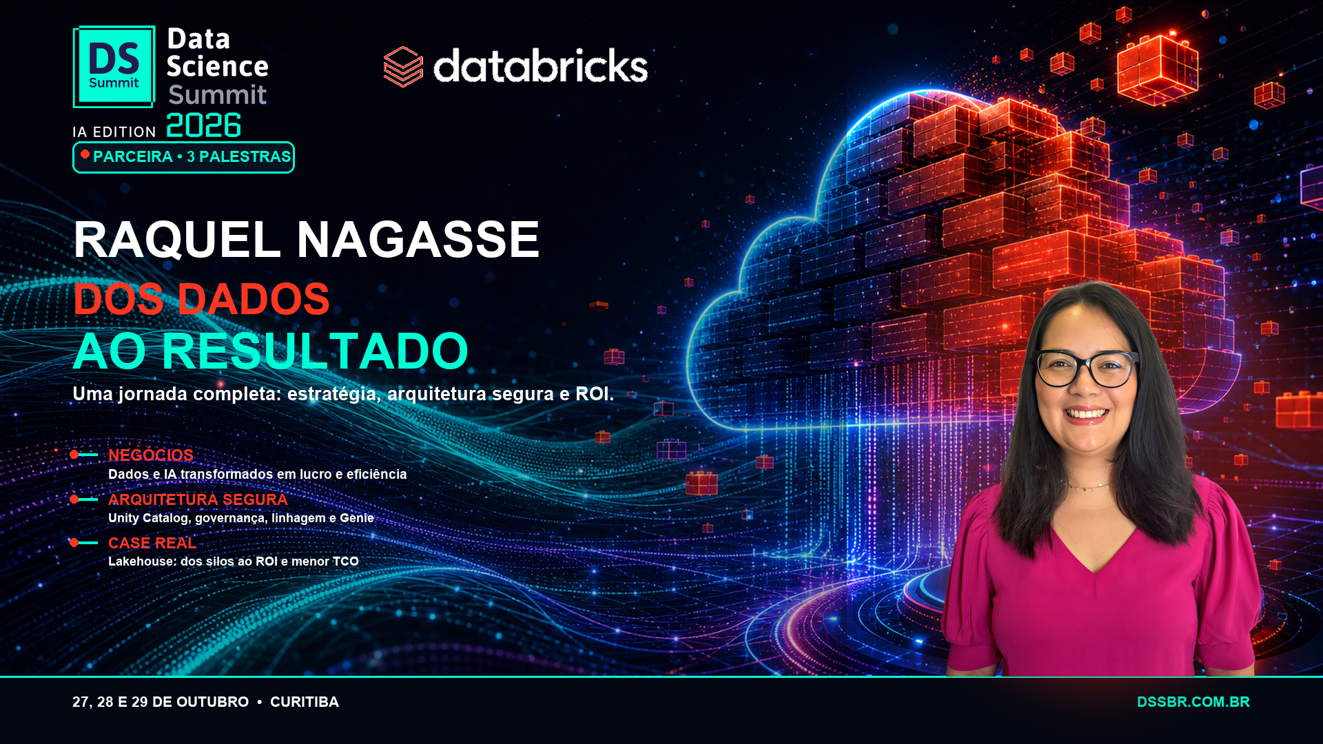 Raquel Nagasse e Databricks no DSSBR 2026